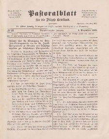 Pastoralblatt für die Diözese Ermland, 48.Jahrgang, 1. Dezember 1916. Nr 12