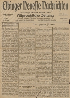 Elbinger Neueste Nachrichten, Nr. 93 Sonnabend 4 April 1914 66. Jahrgang