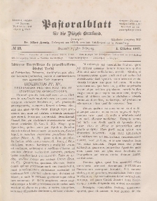 Pastoralblatt für die Diözese Ermland, 49.Jahrgang, 1. Oktober 1917. Nr 10