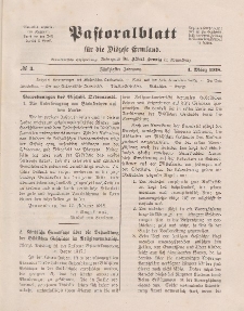 Pastoralblatt für die Diözese Ermland, 50.Jahrgang, 1. März 1918. Nr 3