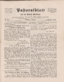 Pastoralblatt für die Diözese Ermland, 50.Jahrgang, 1. Oktober 1918. Nr 10