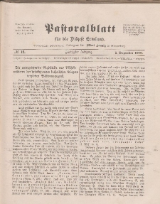 Pastoralblatt für die Diözese Ermland, 50.Jahrgang, 1. Dezember 1918. Nr 12