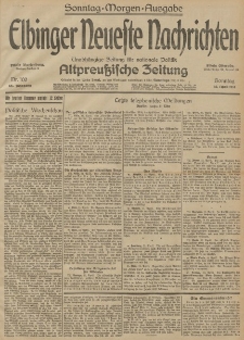 Elbinger Neueste Nachrichten, Nr. 100 Sonntag 12 April 1914 66. Jahrgang