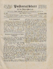 Pastoralblatt für die Diözese Ermland, 55.Jahrgang, 1. Oktober 1923, Nr 10.