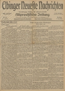 Elbinger Neueste Nachrichten, Nr. 104 Freitag 17 April 1914 66. Jahrgang