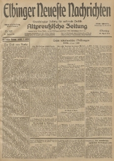Elbinger Neueste Nachrichten, Nr. 107 Montag 20 April 1914 66. Jahrgang