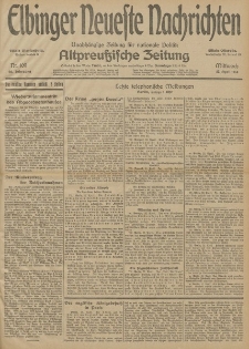 Elbinger Neueste Nachrichten, Nr. 109 Mittwoch 22 April 1914 66. Jahrgang