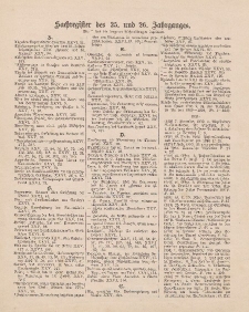 Pastoralblatt für die Diözese Ermland (Sachregister des 25 und 26 Jahrganges)