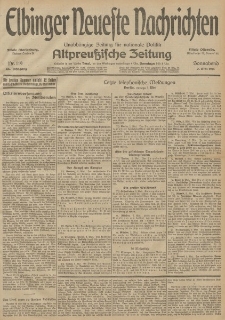 Elbinger Neueste Nachrichten, Nr. 119 Sonnabend 2 Mai 1914 66. Jahrgang