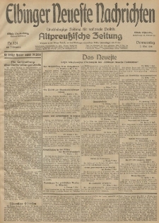 Elbinger Neueste Nachrichten, Nr. 124 Donnerstag 7 Mai 1914 66. Jahrgang