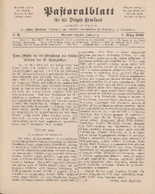 Pastoralblatt für die Diözese Ermland, 34.Jahrgang, 1. März 1902, Nr 3.