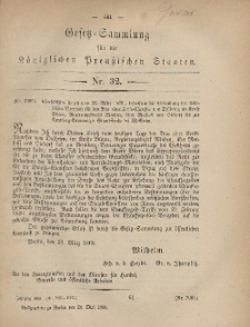 Gesetz-Sammlung für die Königlichen Preussischen Staaten, 20. Mai, 1868, nr. 32.