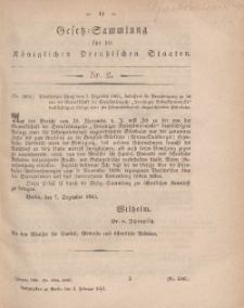 Gesetz-Sammlung für die Königlichen Preussischen Staaten, 5. Februar, 1864, nr. 2.