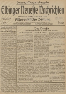 Elbinger Neueste Nachrichten, Nr. 147 Sonntag 31 Mai 1914 66. Jahrgang