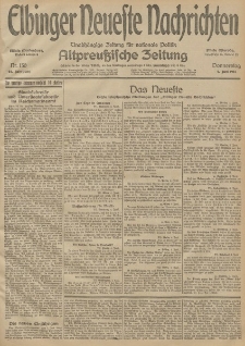 Elbinger Neueste Nachrichten, Nr. 150 Donnerstag 4 Juni 1914 66. Jahrgang