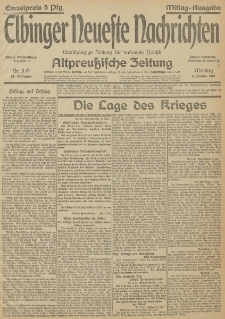 Nr. 3 Montag 4 Januar 1915 67. Jahrgang