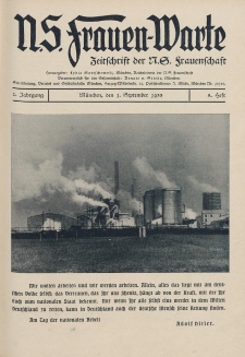 N.S. Frauen-Warte : Zeitschrift der N. S. Frauenschaft, 2.Jahrgang 1933, 1. September, H. 5