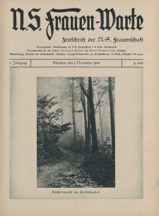 N.S. Frauen-Warte : Zeitschrift der N. S. Frauenschaft, 2.Jahrgang 1933, 1. November, H. 9