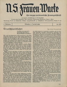 N.S. Frauen-Warte : Zeitschrift der N. S. Frauenschaft, 2.Jahrgang 1934, 1. Juni, H. 24