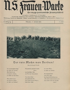N.S. Frauen-Warte : Zeitschrift der N. S. Frauenschaft, 3.Jahrgang 1934, 3. Juli, H. 3