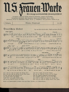 N.S. Frauen-Warte : Zeitschrift der N. S. Frauenschaft, 3.Jahrgang 1935, 2. März, H. 20
