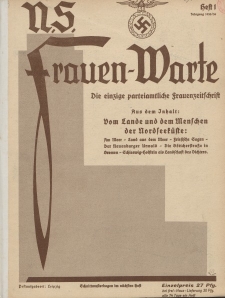 N.S. Frauen-Warte : Zeitschrift der N. S. Frauenschaft, 4.Jahrgang 1935, 1. Juli, H. 1