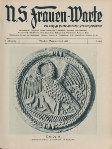 N.S. Frauen-Warte : Zeitschrift der N. S. Frauenschaft, 4.Jahrgang 1935, 1. September, H. 5
