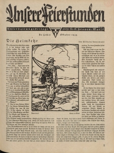 N.S. Frauen-Warte : Zeitschrift der N. S. Frauenschaft (Unsere Feierstunden)