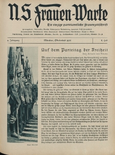 N.S. Frauen-Warte : Zeitschrift der N. S. Frauenschaft, 4.Jahrgang 1935, 1. Oktober, H. 8