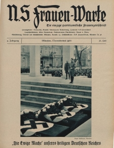 N.S. Frauen-Warte : Zeitschrift der N. S. Frauenschaft, 4.Jahrgang 1935, 3. November, H. 12