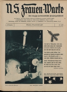 N.S. Frauen-Warte : Zeitschrift der N. S. Frauenschaft, 4.Jahrgang 1935, 1. Dezember, H. 13