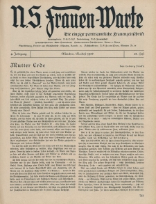 N.S. Frauen-Warte : Zeitschrift der N. S. Frauenschaft, 4.Jahrgang 1936, 1. Mai, H. 23