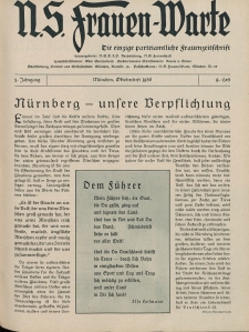 N.S. Frauen-Warte : Zeitschrift der N. S. Frauenschaft, 5.Jahrgang, 2. Oktober 1936, H. 9