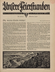 N.S. Frauen-Warte : Zeitschrift der N. S. Frauenschaft (Unsere Feierstunden : Heft 9)