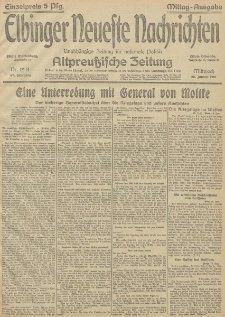 Nr. 19 Mittwoch 20 Januar 1915 67. Jahrgang