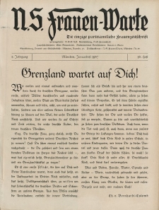 N.S. Frauen-Warte : Zeitschrift der N. S. Frauenschaft, 5.Jahrgang, 2. Januar 1937, H. 16