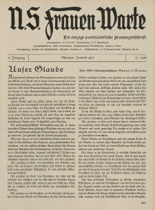 N.S. Frauen-Warte : Zeitschrift der N. S. Frauenschaft, 5.Jahrgang, 2. Juni 1937, H. 27