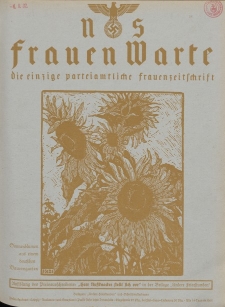 N.S. Frauen-Warte : Zeitschrift der N. S. Frauenschaft, 6.Jahrgang 1937, 1. September, H. 5