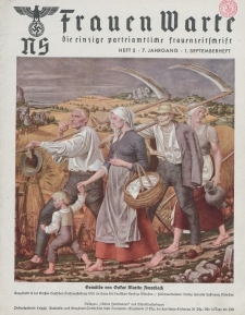 N.S. Frauen-Warte : Zeitschrift der N. S. Frauenschaft, 7.Jahrgang 1938, 1. September, H. 5
