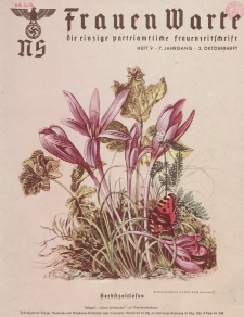 N.S. Frauen-Warte : Zeitschrift der N. S. Frauenschaft, 7.Jahrgang 1938, 3. Oktober, H. 9