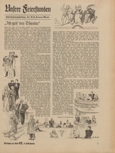 N.S. Frauen-Warte : Zeitschrift der N. S. Frauenschaft (Ansere Feierstunden : Beilage zu Heft 17)