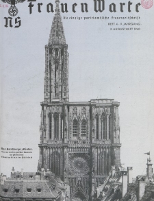 N.S. Frauen-Warte : Zeitschrift der N. S. Frauenschaft, 9.Jahrgang, 2. August 1940, H. 4
