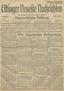 Elbinger Neueste Nachrichten, Nr. 35 Freitag 05 Februar 1915 67. Jahrgang