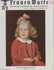 N.S. Frauen-Warte : Zeitschrift der N. S. Frauenschaft, 9.Jahrgang, 1. Februar 1941, H. 15