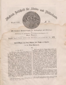 Globus. Illustrierte Zeitschrift für Länder...Bd. XXII, Nr.15, Oktober 1872