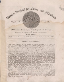 Globus. Illustrierte Zeitschrift für Länder...Bd. XXII, Nr.16, Oktober 1872