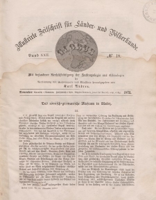 Globus. Illustrierte Zeitschrift für Länder...Bd. XXII, Nr.18, November 1872