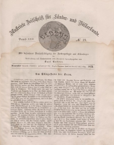 Globus. Illustrierte Zeitschrift für Länder...Bd. XXII, Nr.19, November 1872
