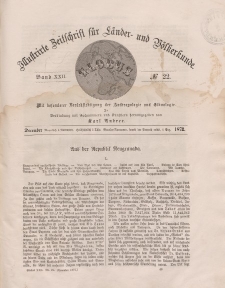 Globus. Illustrierte Zeitschrift für Länder...Bd. XXII, Nr.22, Dezember 1872