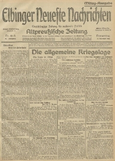 Elbinger Neueste Nachrichten, Nr.41 Donnerstag 11 Februar 1915 67. Jahrgang